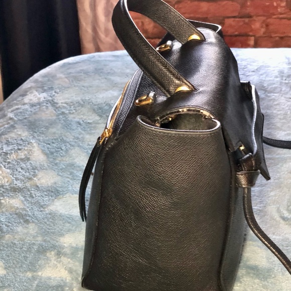 Celine Grained Calfskin Micro Belt Bag, Black - Picture 2 of 13